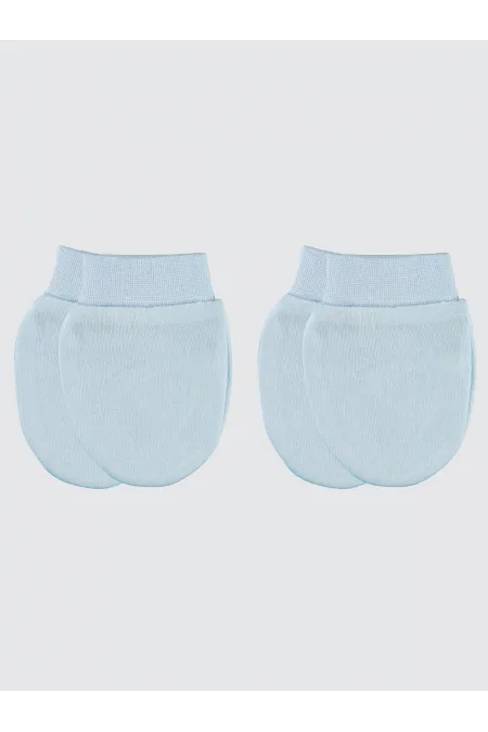 Baby Gloves 0-24 Months Blue - Pack