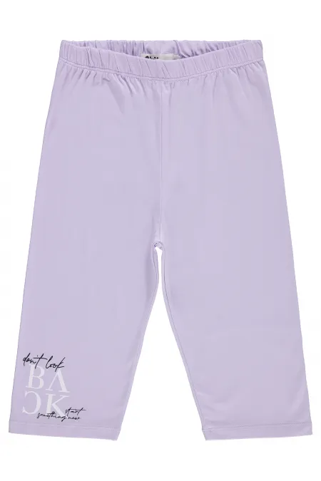 Leggings pour filles Km 10-13 ans Lavande douce - Lot