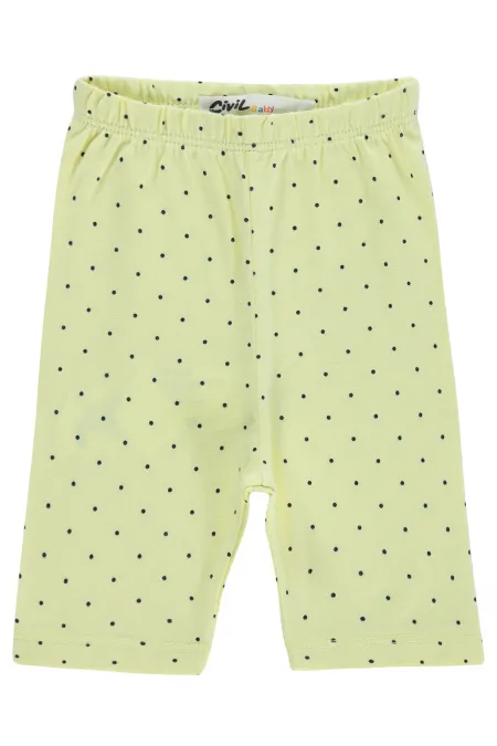 Baby Leggings 0-24 Months Light Yellow - Pack
