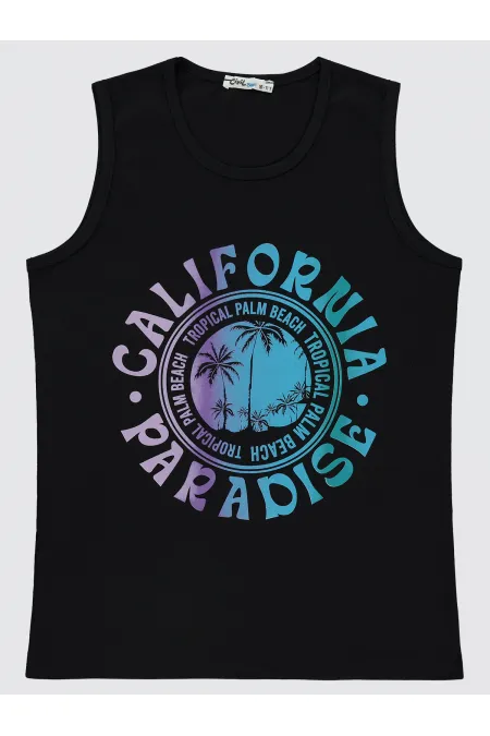 Lot de T-shirts noirs pour garçons de 10 à 13 ans