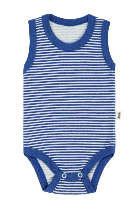 Bebek Çıtçıtlı Badi 0-24 Ay Lacivert - Paket