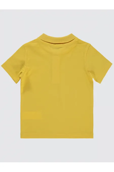 T-shirt jaune pour garçon de 2 à 5 ans - Emballage