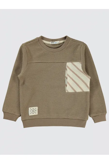 Boys Sweatshirt 2-5 Years Brown - Pack