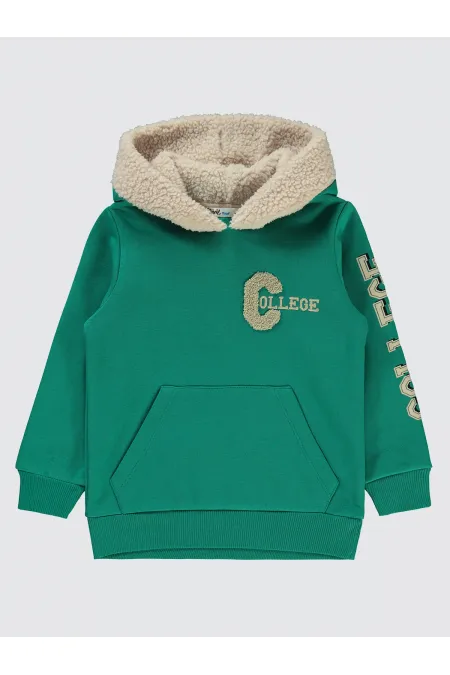 Boy Sweatshirt 2-5 Years Old Pine Green - Package