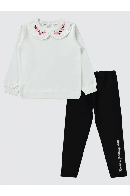 Girls' Suit 6-9 Years Old Ecru - Package