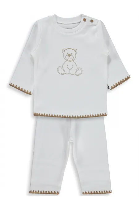 Bebek Takım 0-24 Ay Ekru - Paket