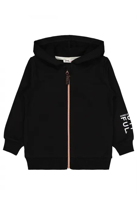 Gilet noir pour fille de 2 à 5 ans - Emballage