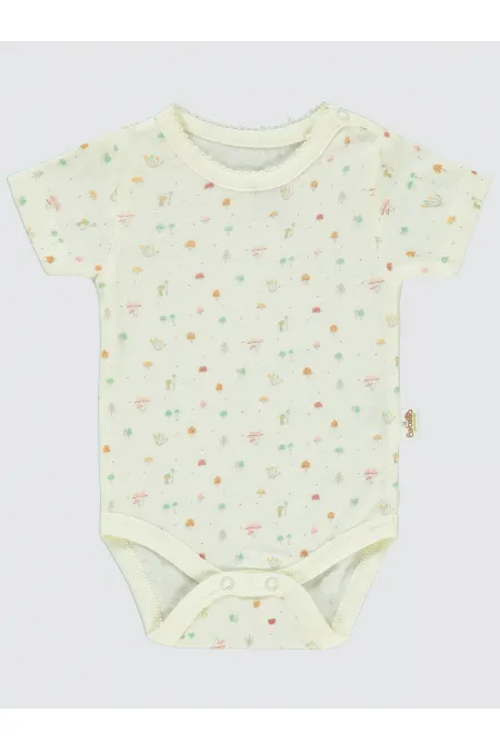 Body bébé à boutons-pression 0-24 mois écru - Emballage