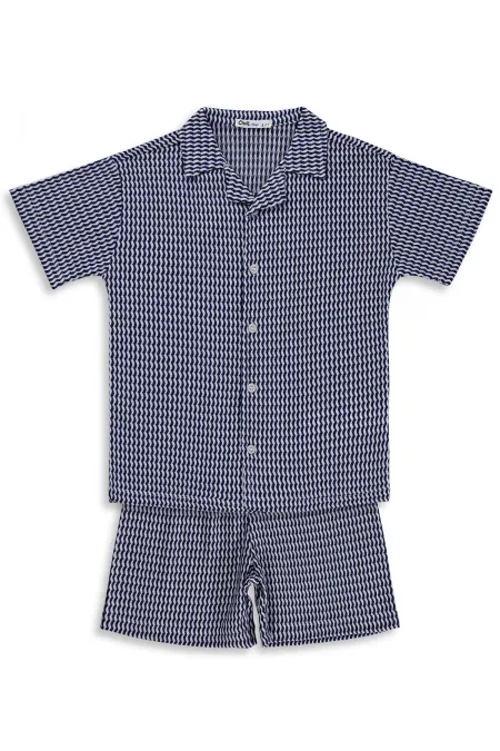 Boys' Team Set, Ages 6-9, Navy Blue - Pack