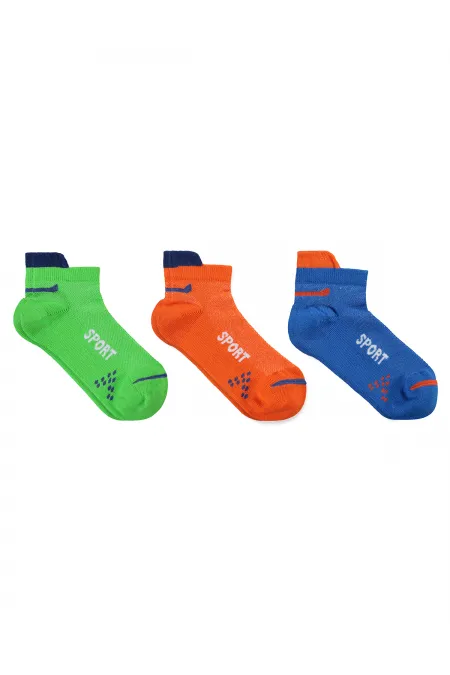 Erkek Çocuk Patik Çorap 2-9 Yaş Standart - Paket
