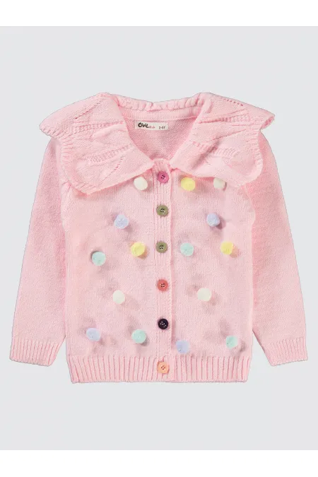 Gilet rose pour fille de 2 à 5 ans - Emballage