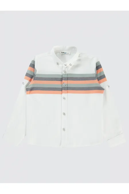 Chemise garçon 10-13 ans kaki - Emballage