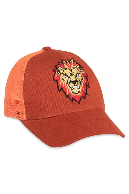 Bonnet garçon, 10-13 ans, couleur terre cuite - Emballage