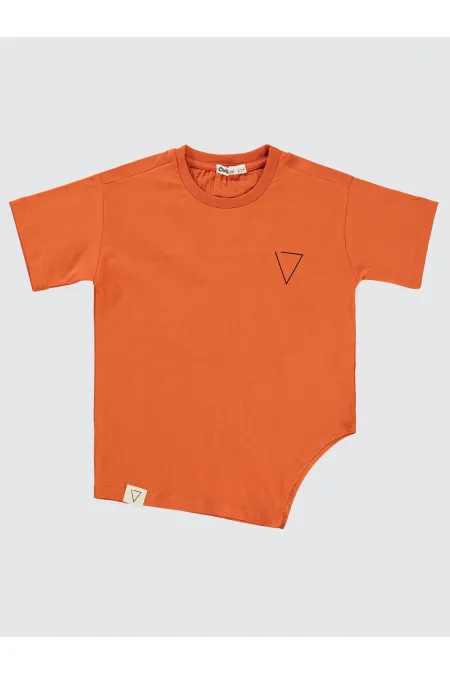 Boys T-Shirt 6-9 Years Orange - Package