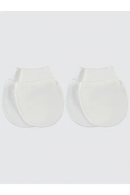 Gants pour bébé 0-24 mois écru - Lot