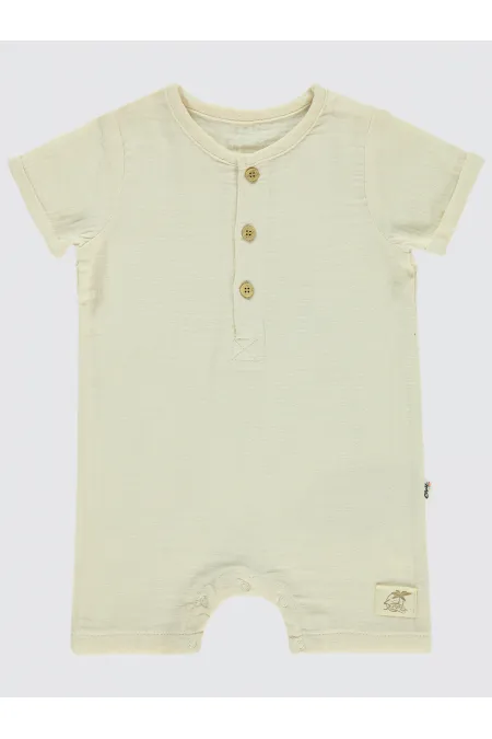 Grenouillères bébé 0-24 mois beiges - Emballage