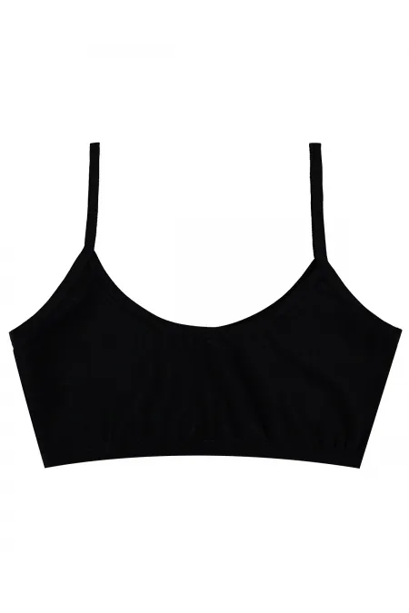 Bustier noir pour fille de 10 à 13 ans - Emballage