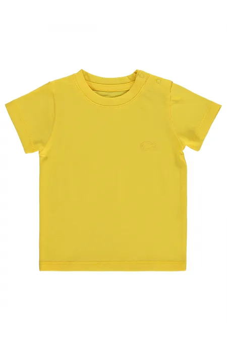 Bebek Tişört Km 0-24 Ay Pastel Sarı - Paket