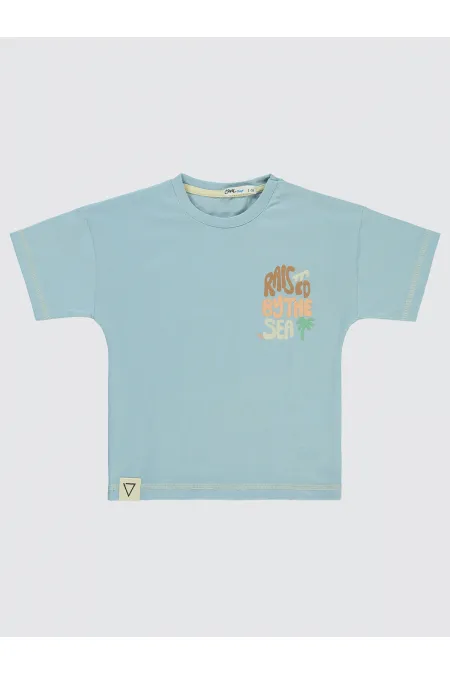 Boy T-Shirt 2-5 Years Blue - Pack
