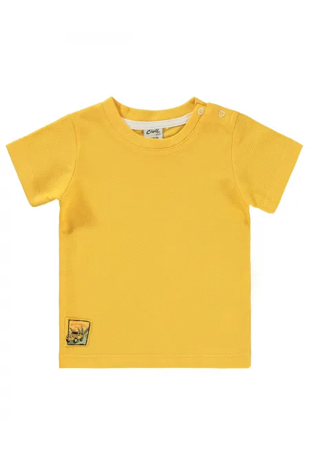 Lot de T-shirts bébé 0-24 mois moutarde