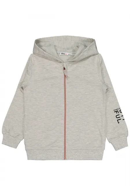 Gilet fille 10-13 ans écru Melanj - Emballage