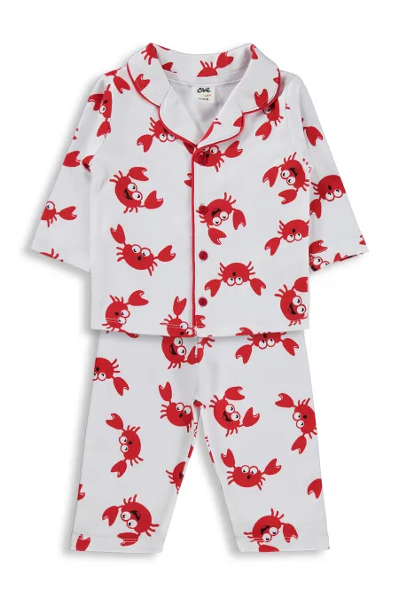 Baby Pajama Set 0-24 Months White - Package