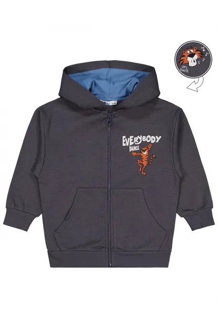 Erkek Çocuk Hırka 2-5 Yaş Antrasit - Paket