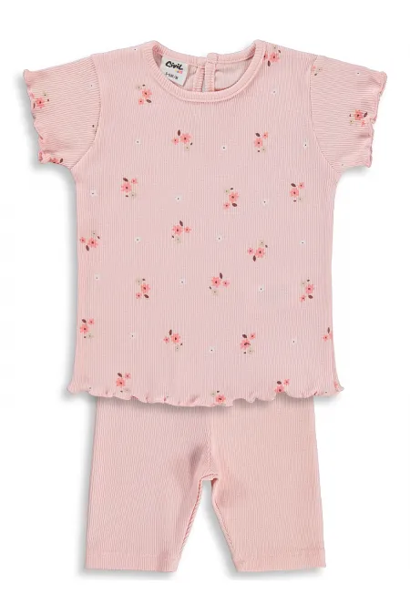 Ensemble bébé 6-18 mois saumon - Pack