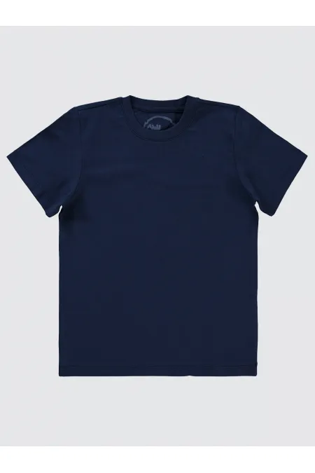 Boys T-Shirt 6-9 Years Old Navy Blue - Pack