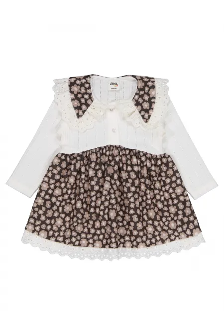 Baby Vest and Dress 0-24 Months Mink - Package