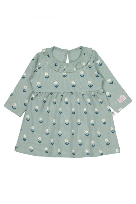 Baby Vest and Dress 0-24 Months Green - Package