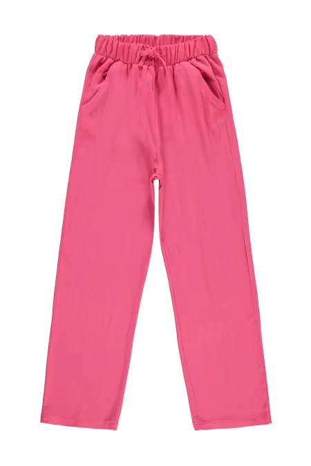 Kız Çocuk Pantolon 10-13 Yaş Fuşya - Paket