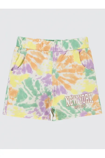 Kız Çocuk Şort 6-9 Yaş Lila - Paket