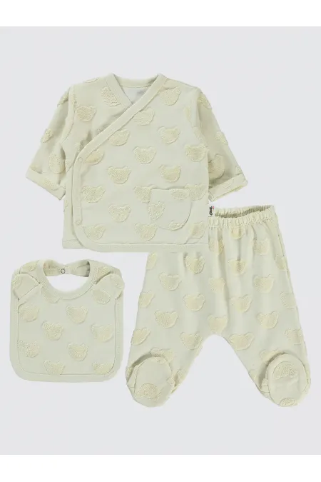 Baby Bodysuit Sets 0-24 Months Stone Color - Package