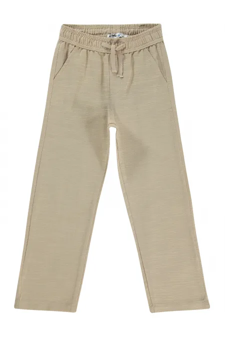 Pantalon garçon, 6-9 ans, couleur vison - Lot
