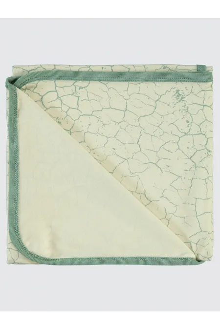 Couverture et lange pour bébé 0-24 mois, vert amande - Emballage