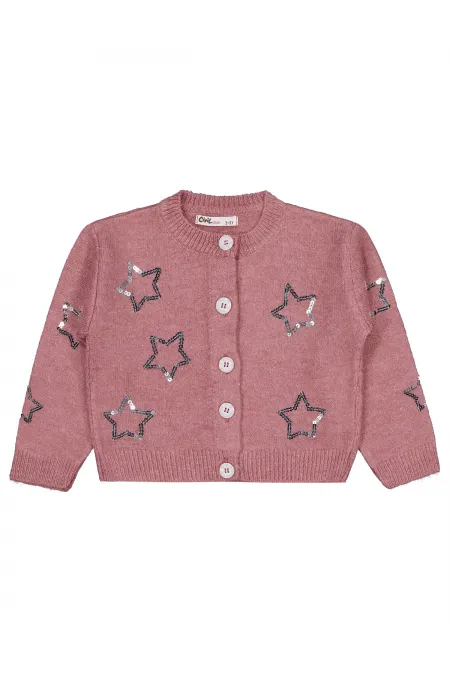 Kız Çocuk Hırka 2-5 Yaş Pembe - Paket