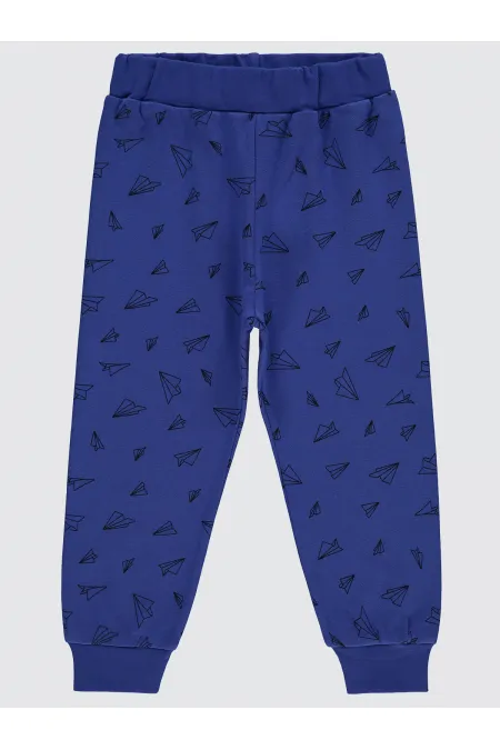 Erkek Çocuk Eşofman Altı 2-5 Yaş Saks - Paket