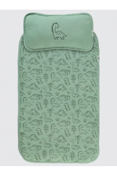 Matelas à langer pour bébé 0-24 mois, kaki doux - Emballage