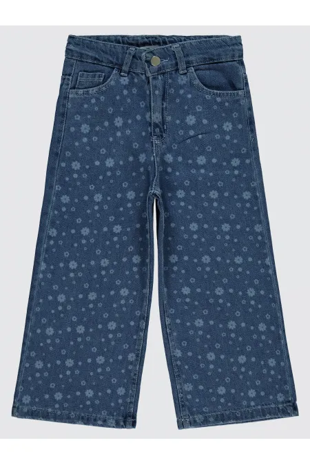 Kız Çocuk Pantolon 10-13 Yaş Mavi - Paket