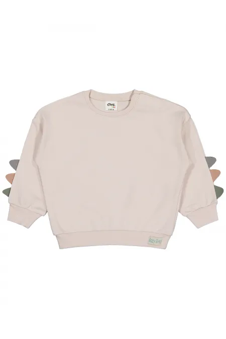 Bebek Sweatshirt 0-24 Ay Taş Rengi - Paket