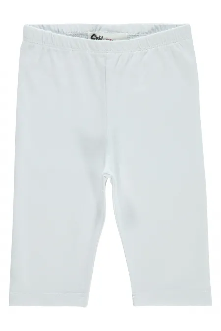 Kız Çocuk Tayt 2-5 Yaş Beyaz - Paket