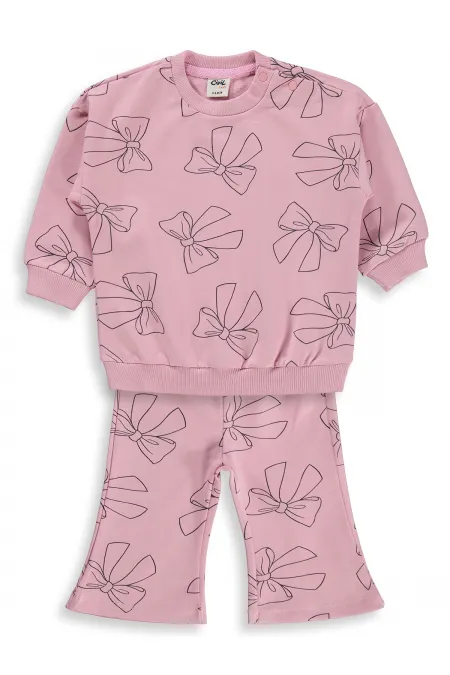 Bebek Takım 6-18 Ay Pembe - Paket