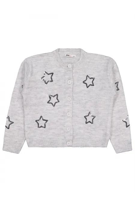 Kız Çocuk Hırka 6-9 Yaş Karmelanj - Paket