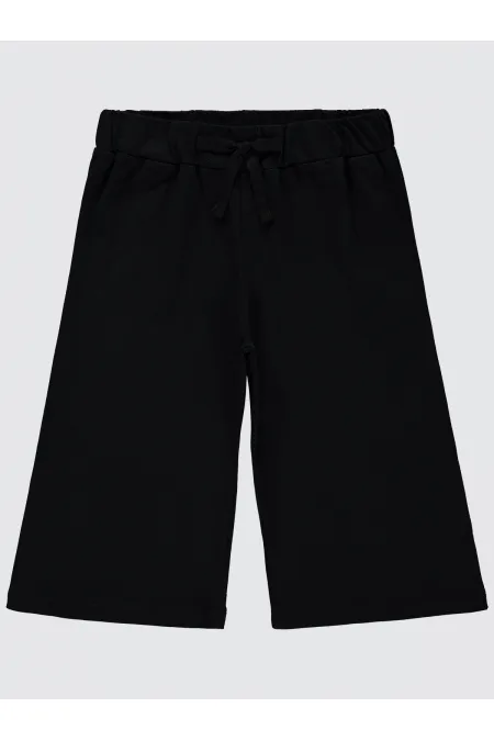 Kız Çocuk Kapri 10-13 Yaş Siyah - Paket