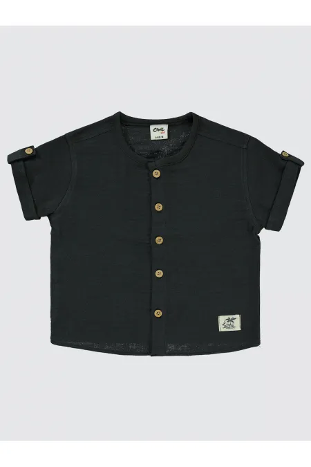 Bebek Gömlek 0-24 Ay Antrasit - Paket