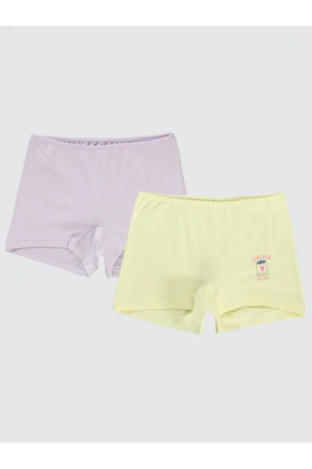 Kız Çocuk Boxer 2-9 Yaş Standart - Paket