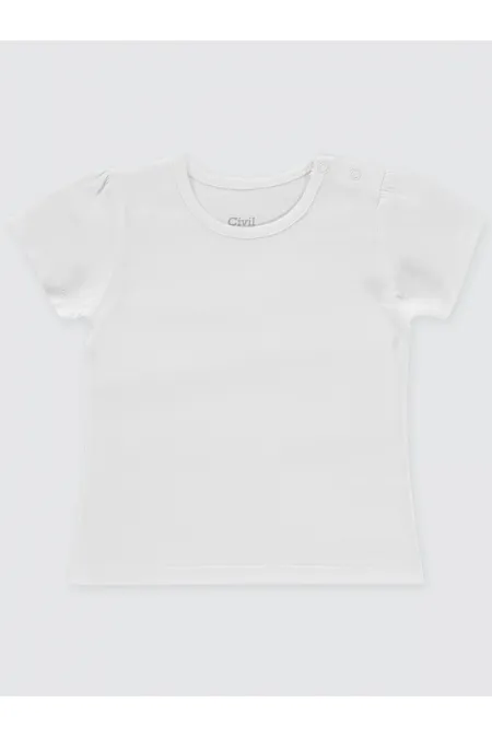 Lot de T-shirts blancs pour bébé (0-24 mois)