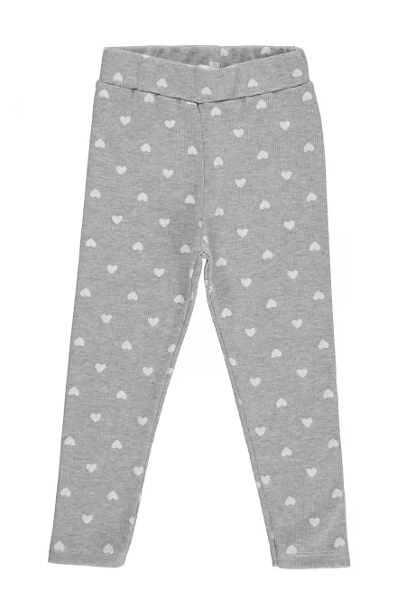 Leggings pour filles de 2 à 5 ans, chinés - Lot