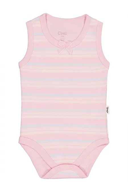 Bebek Çıtçıtlı Badi 0-24 Ay Pembe - Paket